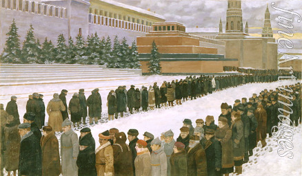 Owtschinnikow Alexander Wassiljewitsch - Zum Lenin-Mausoleum