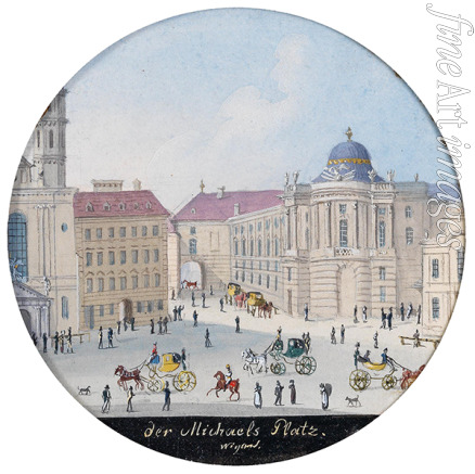 Wigand Balthasar - Der Michaelerplatz in Wien