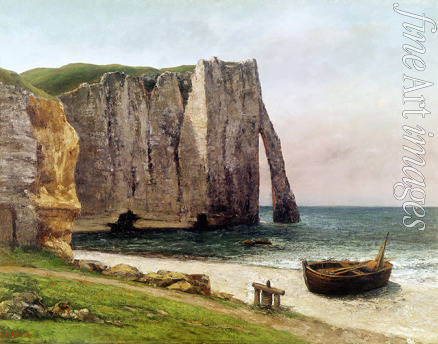 Courbet Gustave - The Cliff at Etrétat