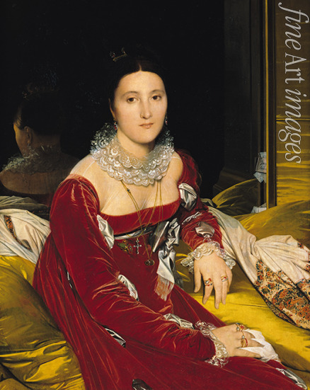 Ingres Jean Auguste Dominique - Portrait of Madame de Senonnes