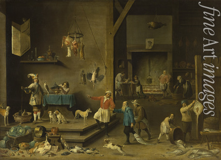 Teniers David the Younger - Kitchen