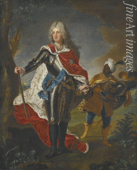 Rigaud Hyacinthe François Honoré Circle of - Portrait of the King Augustus III of Poland (1696-1763), Elector of Saxony
