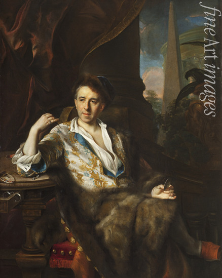Kupecky (Kupetzky) Jan (Johann) - Portrait of the Painter Charles Bruni