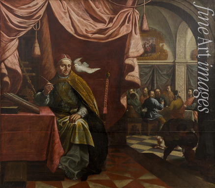 Heinsch Johann Georg (Jan Jiri) - Saint Gregory the Great