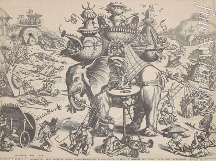 Doetecum Joannes van - The Siege of an Elephant