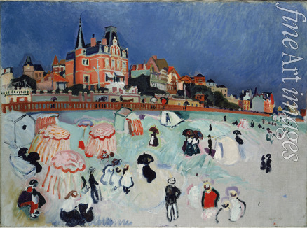 Dufy Raoul - Der Strand in Sainte-Adresse