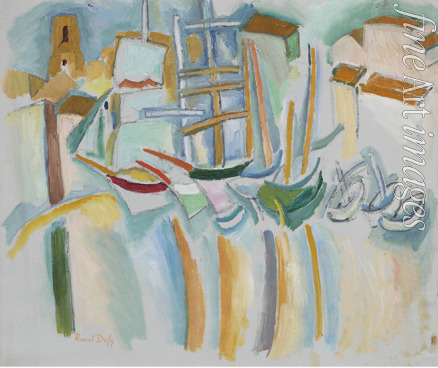 Dufy Raoul - Ships and boats in Martigues