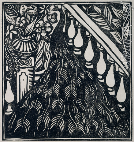 Dufy Raoul - Pfau. Illustration zum Le Bestiaire von G. Apollinaire