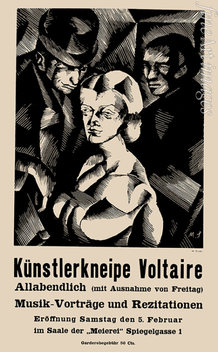 Slodki Marcel - Plakat zur Eröffnung der Künstlerkneipe 