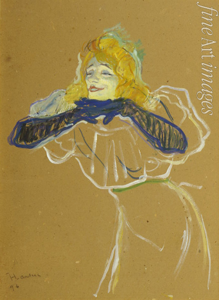 Toulouse-Lautrec Henri de - Die Sängerin Yvette Guilbert