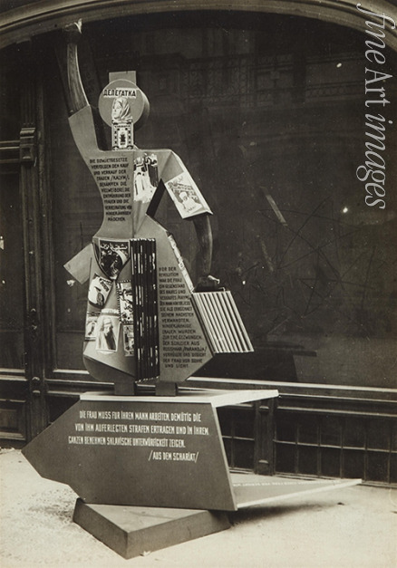 Lissitzky El - The woman and the press