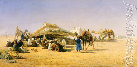 Makowski Nikolai Jegorowitsch - Beduinenlager vor Kairo