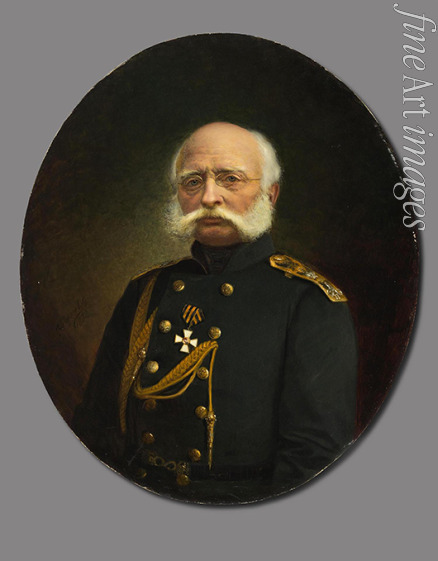 Perschakow Alexander Fjodorowitsch - Porträt von Admiral Baron Ferdinand von Wrangel (1796-1870)