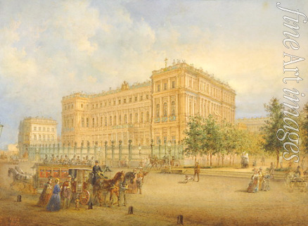 Sadovnikov Vasily Semyonovich - View of the Nicholas Palace in St. Petersburg