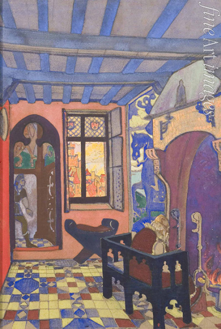 Roerich Nicholas - Stage design for the the theatre play Princess Maleine by M. Maeterlinck