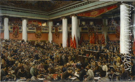 Brodsky Isaak Izrailevich - The festive opening of the Second Congress of the Communist International (Comintern)