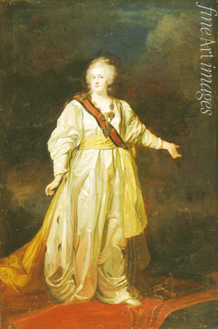 Levitsky Dmitri Grigorievich - Portrait of Empress Catherine II (1729-1796)