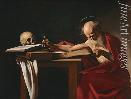 Caravaggio Michelangelo - Der heilige Hieronymus