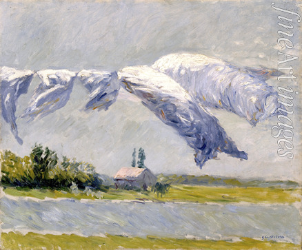 Caillebotte Gustave - Laundry Drying, Petit Gennevilliers