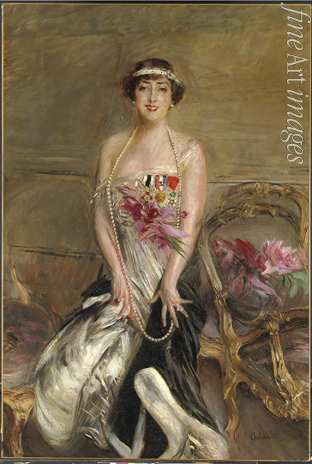 Boldini Giovanni - Porträt von Lady Michelham