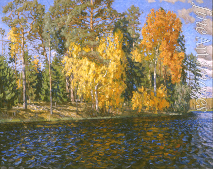 Zhukovsky Stanislav Yulianovich - Blue water. Golden autumn