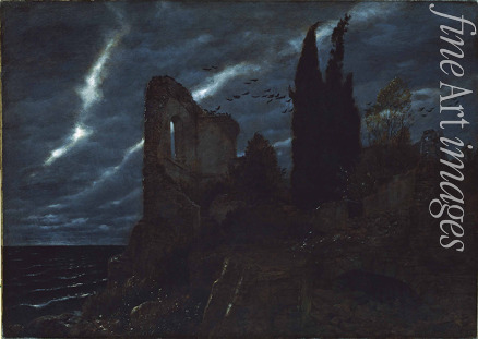 Böcklin Arnold - Ruin at the sea