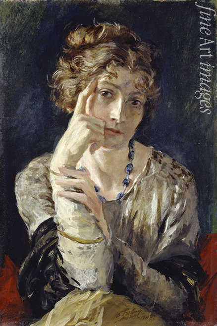 Fortuny y Madrazo Mariano - Portrait of Henriette, the artist's wife
