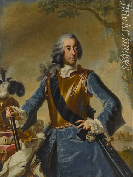 Desmarées George - Clemens August von Bayern, Erzbischof und Kurfürst von Köln (1700-1761), als Hochmeister des Deutschen Ordens