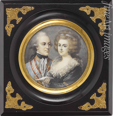 Füger Heinrich Friedrich - Prince Albert of Saxony (1738-1822), Duke of Teschen and Maria Christina, Duchess of Teschen (1742-1798)