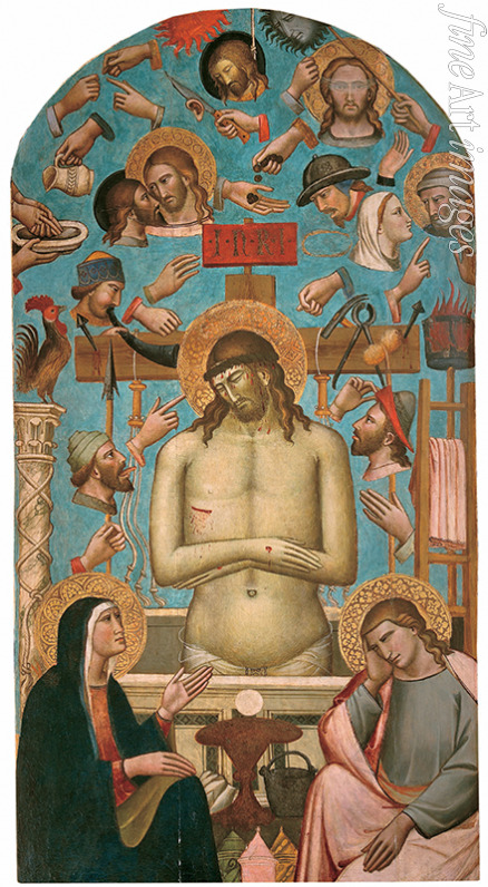 Gerini Niccolo di Pietro - Pieta mit Symbolen der Passion