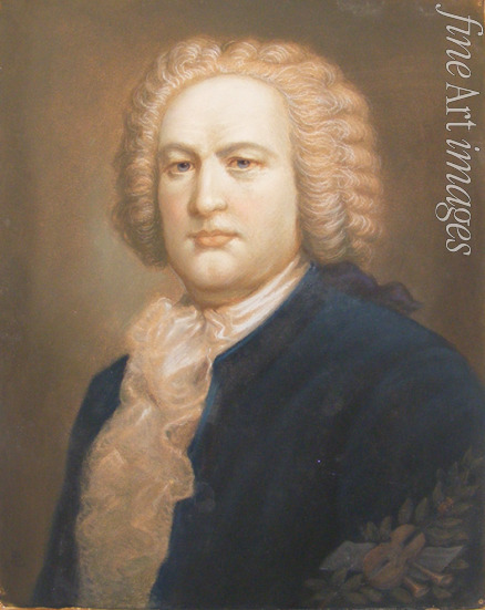Unbekannter Künstler - Porträt von Johann Sebastian Bach