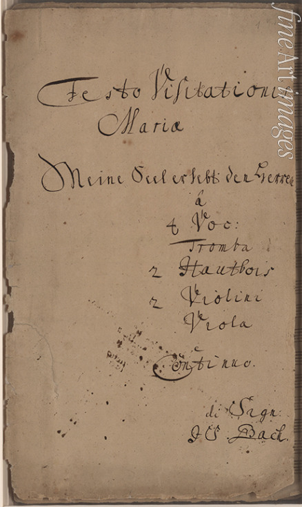 Bach Johann Sebastian - Die Kantate Meine Seel erhebt den Herren (BWV 10)