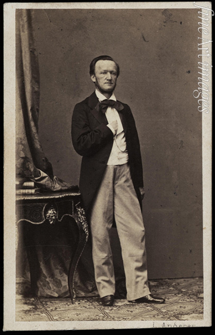Angerer Ludwig - Portrait of the composer Richard Wagner (1813-1883)