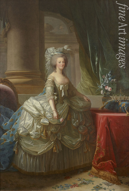 Vigée Le Brun Louise Élisabeth - Porträt von Marie Antoinette (1755-1793), Königin von Frankreich und Navarra