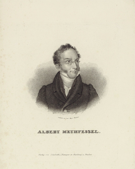 Mayer Carl - Portrait of the Composer Albert Methfessel (1785-1869)