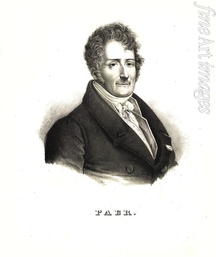 Brandt Cäcilie - Portrait of Ferdinando Paer (1771-1839)