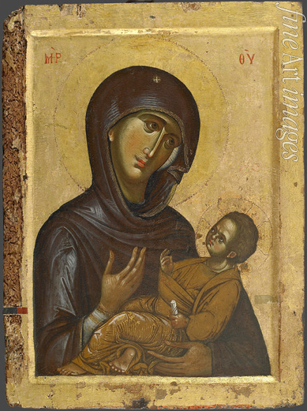 Byzantine icon - The Virgin Hodegetria (Aristokratusa)