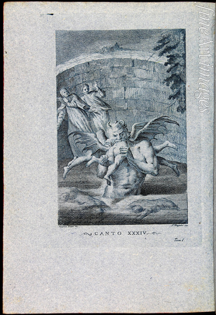 Ticiani Gasppero - Illustration to the Divine Comedy by Dante Alighieri (Venezia, Antonio Zatta, 1757)