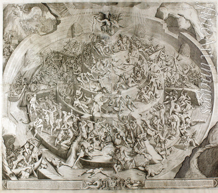 Callot Jacques - Purgatorio. Illustration zur Göttlichen Komödie von Dante Alighieri (Nach Zeichnung von Bernardino Poccetti)