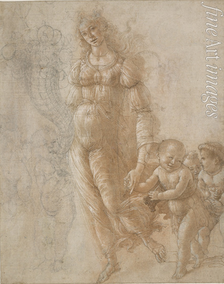 Botticelli Sandro - Allegorie des Überflusses oder des Herbstes