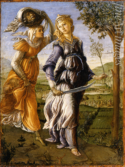 Botticelli Sandro - Die Rückkehr Judiths und ihrer Dienerin nach Bethulia