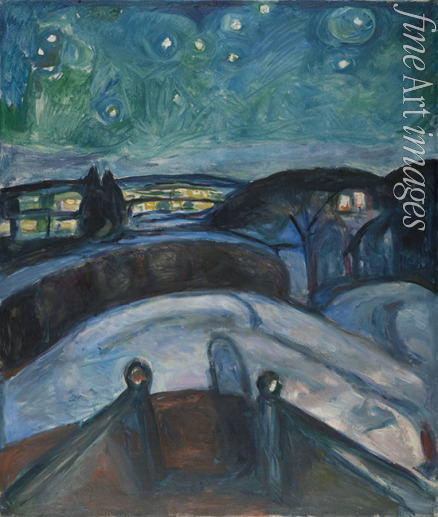 Munch Edvard - Die Sternennacht