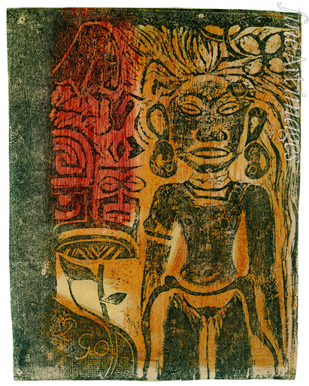 Gauguin Paul Eugéne Henri - Tahitianischer Idol
