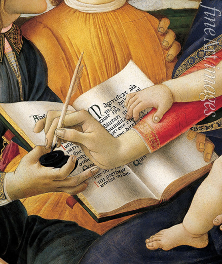 Botticelli Sandro - Madonna del Magnificat (Detail)