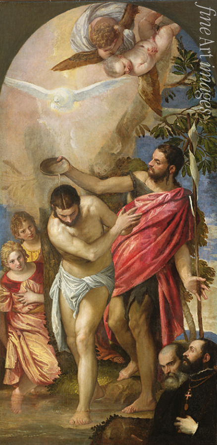 Veronese Paolo - Die Taufe Christi
