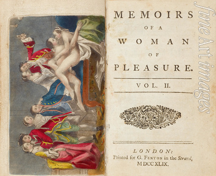 Gravelot Hubert-François - Frontispice to Fanny Hill or Memoirs of a Woman of Pleasure by John Cleland