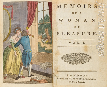 Gravelot Hubert-François - Frontispiz zum Fanny Hill or Memoirs of a Woman of Pleasure von John Cleland