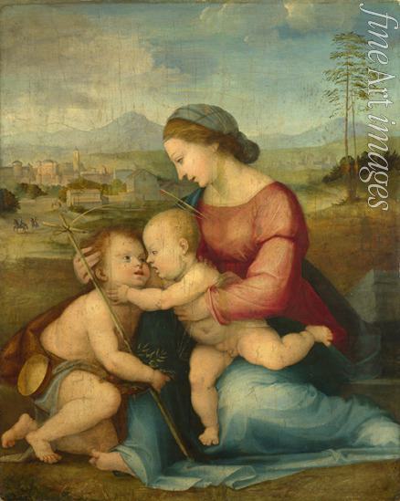 Frà Bartolomeo (Baccio della Porta) - Madonna und Kind mit dem Johannesknaben