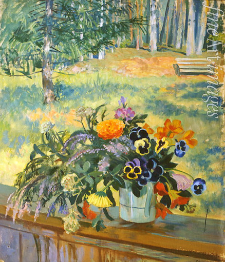 Kustodiew Boris Michailowitsch - Blumen