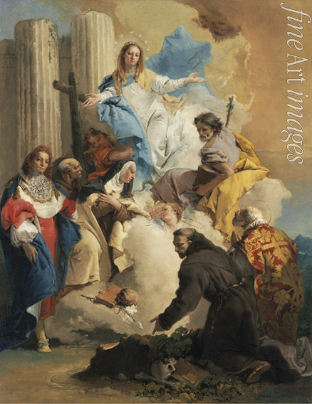 Tiepolo Giambattista - The Virgin with Six Saints